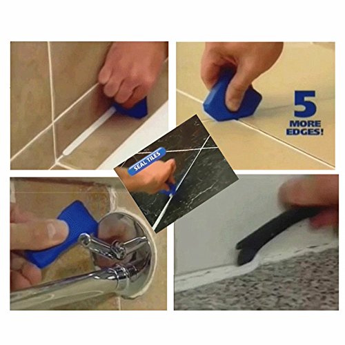 4 Pcs Corner Angle Glass Scraper Caulk Hand Applicator Finishing Tool Kit Joint Sealant Silicone Putty Grout Smoothing Tool Set Remover