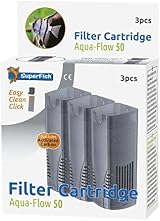 Superfish Aqua Flow 100 Filter Cartridge 2Pcs Internal Filter Black view 2