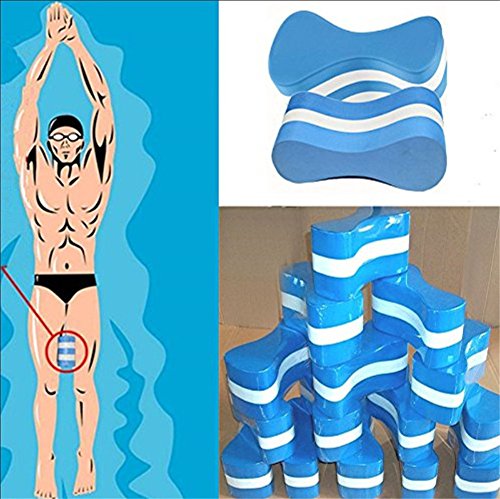 Esoes Pull Buoy, Foam Pull Float, Swim Pool Training Float Aid Aqua Flotation Device Swimming Training Aid Correct Swim Posture Foam Pull Float,Swimming Equipment for Adults Seniors Kids