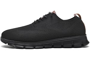 FUNWINK Breeze Shoes for Men Comfortable Dress Shoes for Men Oxfords Lace-Up Lightweight Casual Walking Shoes Mens wearbreeze Shoes Breeze Urban Shoes Breathable Upper