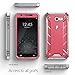Poetic Revolution Galaxy J3 Emerge Rugged Case Cover Heavy Duty and Built-in Screen Protector for Samsung Galaxy J3 (2017) / J3 Prime/Amp Prime 2/ Express Prime 2 Pink/Gray