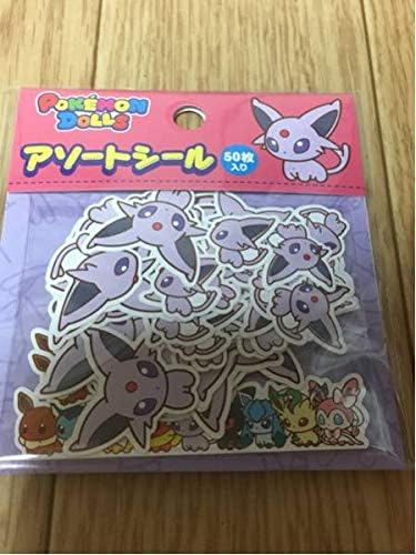 Amazon ポケモンセンター ブイズ エーフィ ポケモン アソートシール ポケモンドールズ ５０枚入 フレークシール アニメ 萌えグッズ 通販
