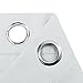 NICETOWN Greyish White Camper RV Tiers Drapes - Energy Efficient Kitchen Grommet-Top Curtain Panels for Short Window Thanksgiving Present (2-Pack, W29 x L36 with 1.2 inches Header)