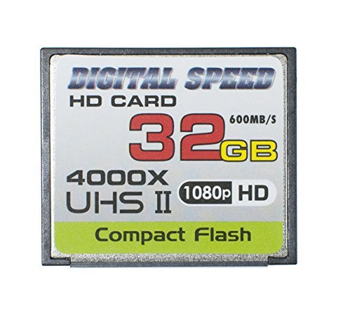 Digital Speed 4000X 32GB Professional High Speed Mach III 600MB/s Error Free (CF)