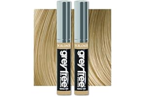 Root touch up, temporary hair color to cover gray hairlines, eyebrows, Mustache & Beards Greyfree 2 PACK (DARK BLONDE)