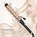 Anjou Curling Iron 1.5 inch with Tourmaline Ceramic Coating, Hair Curling Wand 1 1/2 inch with Anti-scalding Insulated Tip, Hair Salon Curler Waver Maker (200 °F to 410 °F - For Big Wavy Hair Styles)