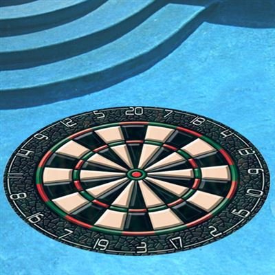 Dartboard Pool Mat, Pool Art, 29 Inches, Vinyl, Works in Any Pool - Thumbnail 4
