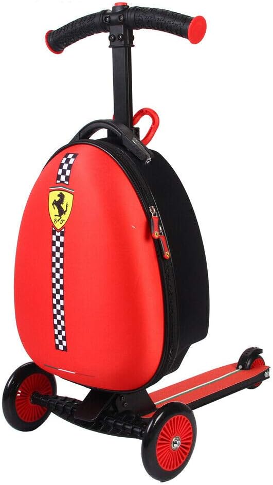 Ferrari Kids Scooter Luggage, Red Sports, Fitness & Outdoors