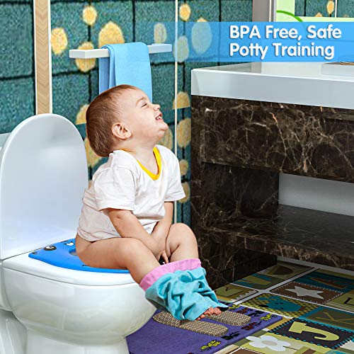 Portable Potty Seat for Toddler, Foldable Potty Training Toilet Seat
