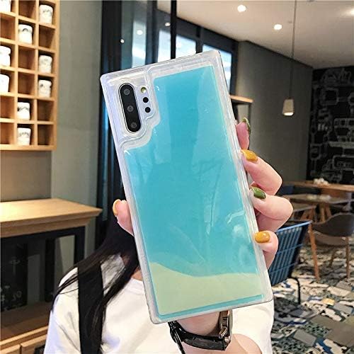 JKTAO Phone Case Luminous Neon Sand Mobile Case For Samsung Galaxy Note 10 Pro S8 S9 S10 Plus Liquid Glitter Quicksand Phone Case Cover Capa