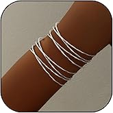 Aonklot Arm Cuff Layered Bracelet Adjustable Upper Arm Cuff Bangle Gold Jewelry Gifts for Women Boho Summer Beach Essentials