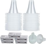 ENJSD 100Pcs Ear Thermometer Probe Covers Refill Caps 0% BPA Latex Free