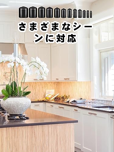 200枚ゴムエンドキャップ ネジ保護キャップ ボルトキャップ ゴムボルトキャップ ゴムネジキャップ 12種類サイズ、2 mm～10 mm（黒）