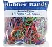 BAZIC Assorted Dimensions 227g/0.5 lbs. Rubber Bands, Multi Color (465-48P) (2, 1/2 - Pound)