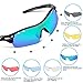 Tsafrer Polarized Sunglasses 2 Pack Sports Sunglasses for Men Women Interchangeable Lens