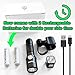 Vision II USB Bike Light with FREE Extra Battery - Powerful 1000 Lumen Rechargeable Headlight Fits all Mountain Bikes, Road Bicycle - Waterproof & Installs in Seconds