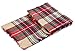Trendy Plaid Scarfs Womens Warm Pashmina Fall Winter Soft Chunky Tartan Wrap Shawl Cozy Checked Blanket
