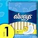 Always Maxi, Size 1, Regular Pads With Wings, Unscented, 45 Count
