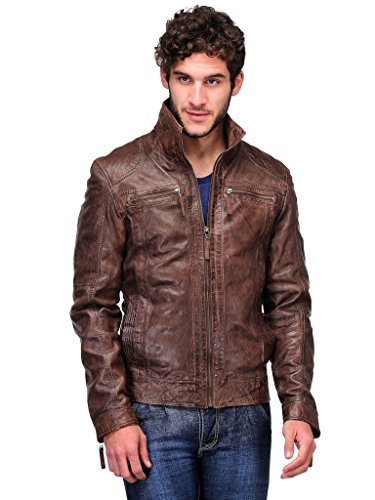 Teakwood Leather Men's Real Genuine Lambskin Leather Jacket Teakwood Leather Men's Real Genuine Lambskin Leather Jacket