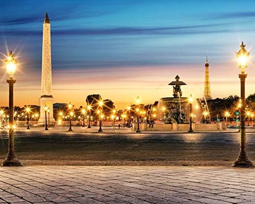OKOUNOKO Digital Oil Painting By Numbers For Adults The Luxor Obelisk Paris Canvas Coloring Pictures Diy Kits Art Room Unique Frameless 40X50Cm