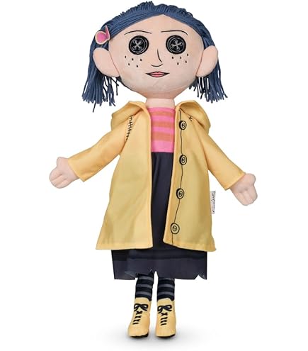 Kidrobot Coraline Phunny Plüschfigur Coraline and the Cat 20 cm