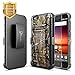 ZTE Belt Clip Holster Kickstand Case Compatible ZTE Blade Vantage/Fanfare 3 /Avid 4 /Tempo X/AVID (557) /ZFive G/ZFive C LTE (Z557BL,Z558VL) /Tempo GO w/[Tempered Glass Screen Protector] -Camo