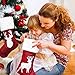 SupMLC Christmas Stockings, 2 Pcs 18 inches Christmas Stockings, Burlap with Large Plush Cuff Stockings, for Family Holiday Xmas Party Decorations