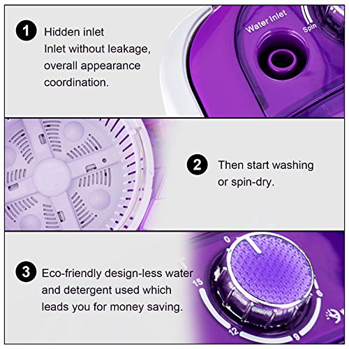 4 KUPPET+Portable+Washing+Semi+Automatic+Translucent