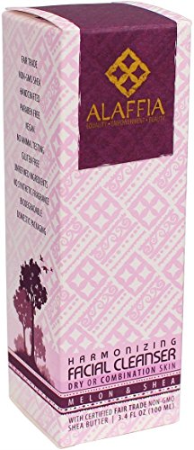 Alaffia - Melon & Shea Butter Harmonizing Facial Cleanser, 3.4 Ounces