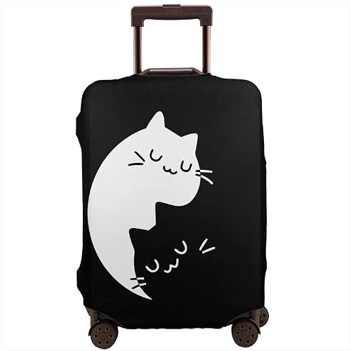 Amazon  スーツケースカバー キャリーバッグ CATS SCREAM YAWNS 黒猫 