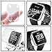 Compatible Fitbit Versa Lite Screen Protector Case, Besmon Soft TPU Watch Anti-Collision Case All-Around Protector Screen Rugged Bumper Case Cover for Fitbit Versa lite Smart Watch (Clear)