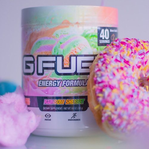 G Fuel Rainbow Sherbet Tub (40 Servings) Elite Energy and Endurance Formula Buy Online in UAE