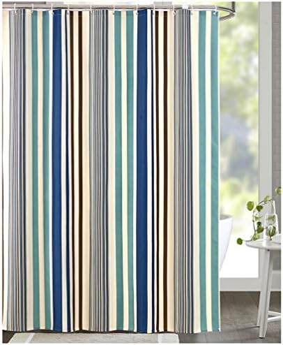 MQMY smooth waterproof prevent mildew polyester shower curtain bath curtain hanging curtain partition curtain window curtains vertical grain thickening (（height）180180cm（width）)