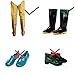 YYST Fishing Wader Boot Hanger Wader Rack Wader Storage Clip Wader Boot Storage Hanger for Drying Waders or Storage - No Wader Boots