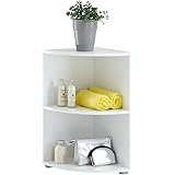 Badezimmer Eckregal WEISS Badregal: Amazon.de: Küche & Haushalt