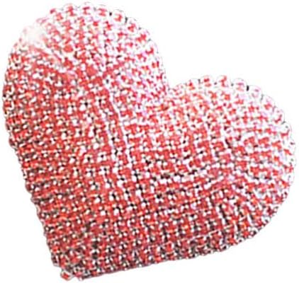 BESPORTBLE Car Diffuser Vent Clip Crystal Heart Car Fragrance Aromatherapy Essential Oil Air Freshener Car Vent Inner Dashboard Decor (Red) - Image 4