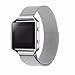 Fitbit Blaze Band, NO1seller Top Milanese Loop Stainless Steel Bracelet Strap Wristband for Fitbit Blaze Smart Fitness Watch with Unique Magnet Lock (6.7-8.1 inch) without Frame