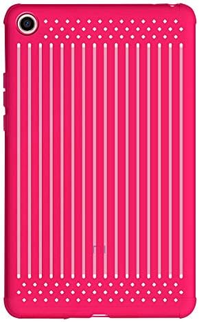 Vococal A Ultra-Thin Tablet Soft TPU Protective Case Shell Skin Cover Protector Compatible with Xiaomi Xiao Mi Pad MiPad 4 2018 8 Inch Pink