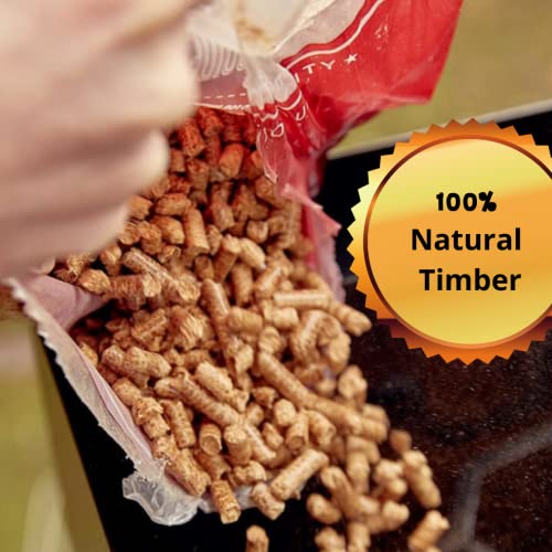 Smoking Wood BBQ Pellets (Apple, Cherry, Hickory, Mesquite) 4 Pack of