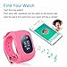 TKSTAR Gps Tracker Smart Watch Phone Two-way Call for Kids with SIM Slot SOS Call Anti-lost Alarm Remote Monitor GPS/LBS Locator Smart Bracelet Watch Support Android IOS No Subscription Fee Q50