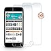 Orzly iPhone 8 Plus Screen Protector [Twin Pack Easy-Install] Tempered Glass Screen Protector iPhone 8 Plus/iPhone 7 Plus, [3D Touch & Case Compatible] Transparent Glass Screen Protectors [x2]