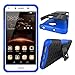 Huawei Y5 II / Y6 II Compact Case,Mama Mouth Shockproof Heavy Duty Combo Hybrid Rugged Dual Layer Grip Cover with Kickstand For Huawei Y5II / Huawei Y5 2 / Huawei Y6II Compact Smartphone,Blue