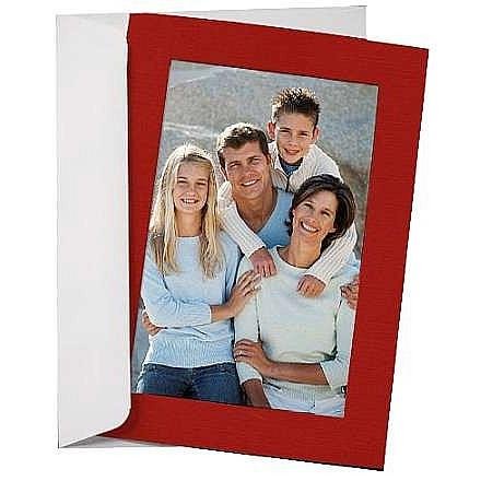 SIMPLICITY RED Photo Insert Card sold in 10s - 4x6