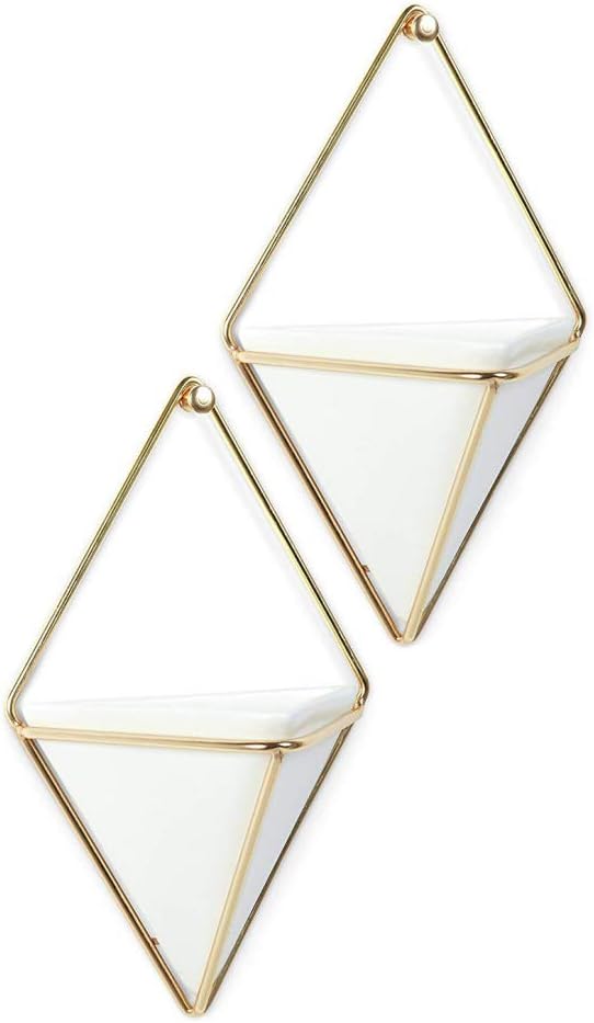 Large Decorative Geometric Hanging Planter Pot for Indoor Wall Decor, Planter for Succulent Plants