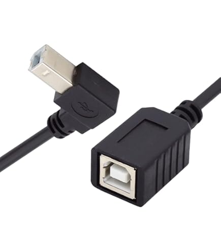 Amazon.com: NFHK USB 2.0 B Type Male to Female Extension