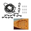 SyGynTM-25M-Long-06CM-Thick-Elastic-Cord-Kayak-Bungee-Deck-kit-Rigging-Deck-Kit-for-DIY-Kayak-Boat-Kayak-Accessories