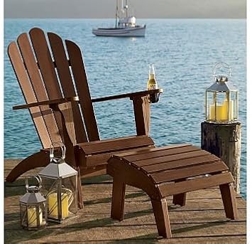 Amazon Com Pottery Barn Chesapeake Adirondack Chair Ottoman
