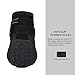 Petacc Dog Boots Water Resistant Dog Shoes for Large Dogs and Black Labrador 4 Pcs in Size 8 Black