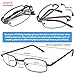 Success Eyewear Reading Glasses Set of 2 Fashion Folding Readers with Leather Cases Brown and Gunmetal Glasses for Reading for Men and Women Set of Gunmetal and Brown 1.25