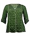 NY Collection Women's Long Sleeve Roll Tab Blouse